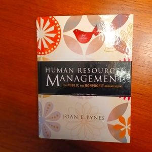 Textbook - Human Resources Management  For Public and Nonprofit Organizations